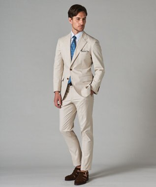 GOTAIRIKU 【セットアップ対応】OLYMPIAS コットンセットアップジャケット ベージュ系