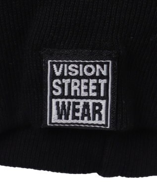 WEGO 【ユニセックス着用ITEM】別注VISIONグラフィックスリーブプリントT（LS） ブラック