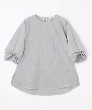 ANY 【洗濯機可】サッカーストライププルオーバー ネイビーストライプ