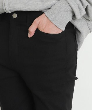 WEGO 【暖パン/SMLXLサイズ展開】裏起毛スキニーパンツ ブラック