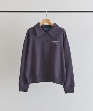 AMERICAN HOLIC 【BEVERLY HILLS POLO CLUB】裏毛ポロスウェット Navy