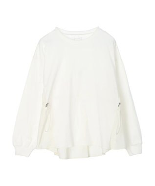 Green Parks ドロストドッキング長袖プルオーバー Ecru