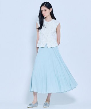 TOCCA SWEET LACE GILET ジレ アイボリー系