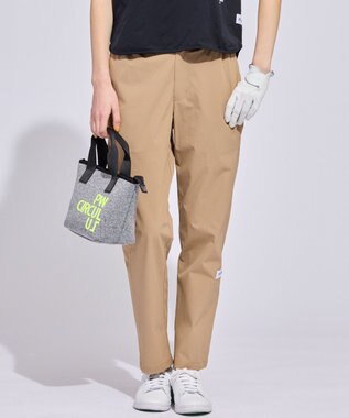 PW CIRCULUS 【WOMEN】ストレートパンツ ゴルフウェア レディース ベージュ系