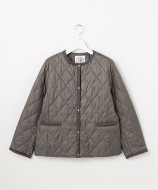 J.PRESS LADIES S 【WEB限定カラーあり】コンパクトタフタキルティング ブルゾン スレートブラウン系