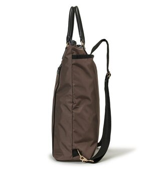 LeSportsac EVERYDAY TH CITY BKPK/アップタウンダークチョコ/ブラック アップタウンダークチョコ/ブラック