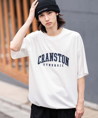 WEGO 【接触冷感/ユニセックス着用ITEM】カレッジロゴグラフィックT（SS） ホワイト