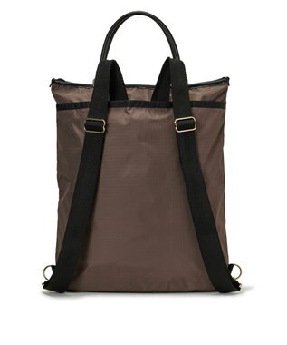 LeSportsac EVERYDAY TH CITY BKPK/アップタウンダークチョコ/ブラック アップタウンダークチョコ/ブラック