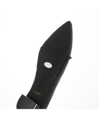 MODE ET JACOMO <MODE ET JACOMO>ビジューベルトポインテッドバンプス ブラック