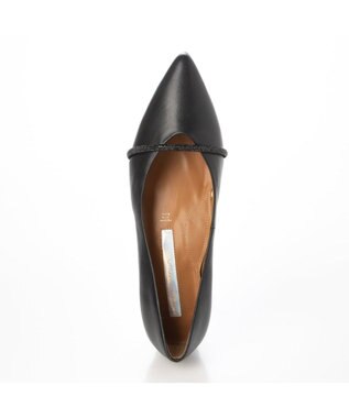 MODE ET JACOMO <MODE ET JACOMO>ビジューベルトポインテッドバンプス ブラック