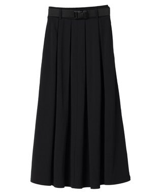 Green Parks ・ｎｏｖｅｍ９　ガチャベルト付フレアスカート Black