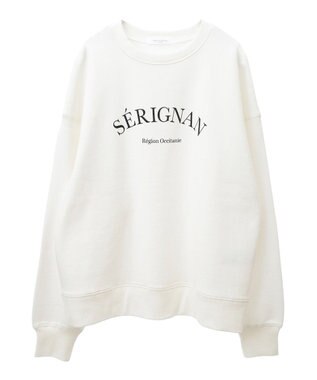 Green Parks 裏起毛アソートロゴプルオーバー Off White