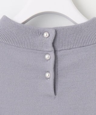 ANY SIS S 【低身長企画】バックパール調ポイント ニット ラベンダー