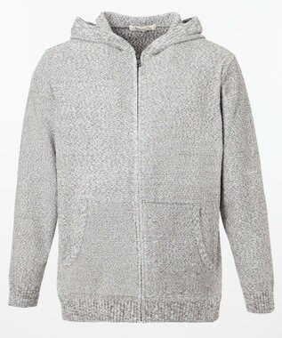 JOSEPH ABBOUD MOUNTAIN 【SPACE】ベアフリース フルZIPパーカー ブラウン系1