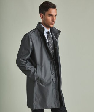 GOTAIRIKU ラスタードビーメモリーラミネーションコート_スタンドカラー(23年モデル) グレー系8