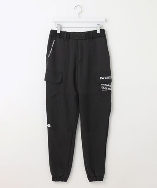 PW CIRCULUS 【MEN】裏毛カーゴジョガーパンツ ブラック系