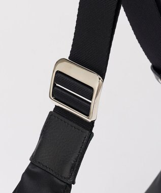 russet ラウンドビッグショルダーバッグ(CE-1292) Black2（シルバー金具）