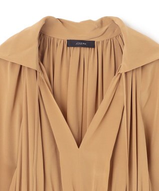 JOSEPH クレープドソワ　ドレス Cassonade