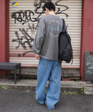 WEGO 【ユニセックス着用ITEM】ピグメントグラフィックT（LS） 柄4