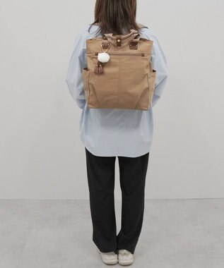 ACE BAGS & LUGGAGE kanana project collection タッセル-e トートリュック A4 68874 ベージュ