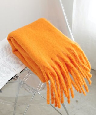 WEGO ワイドフリンジストール オレンジその他