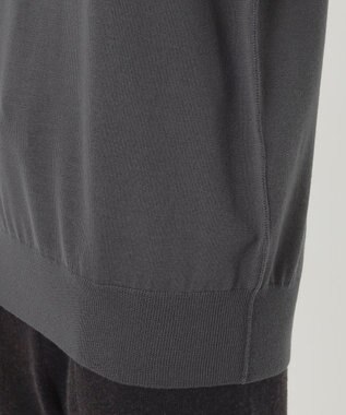 23区 S 【R(アール)】ウーステッドウールカシミヤ タートルネックニット グレー系