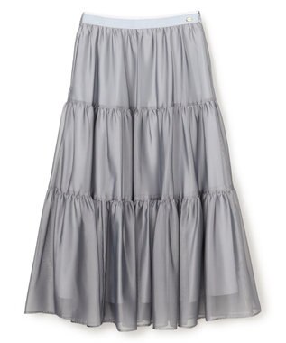 TOCCA CRYSTAL SHEER スカート グレー系