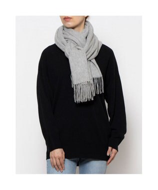 UNBILLION カシュネ cache nez / ウール無地ストール GY