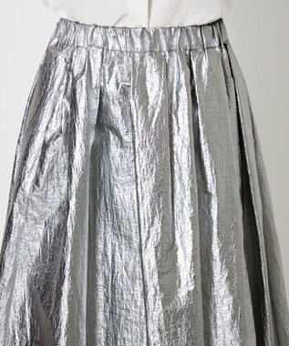 NAVE 【Nave】ホイルプリント スカート シルバー系