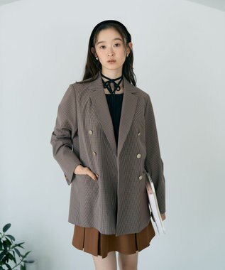 earth music&ecology テーラードジャケット Check