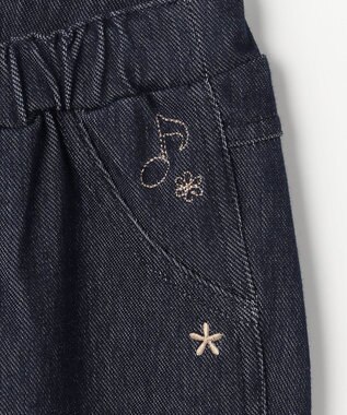 組曲 KIDS 【80-100㎝】シンフォニー デニムニットパンツ ネイビー