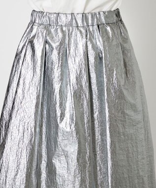 NAVE 【Nave】ホイルプリント スカート シルバー系