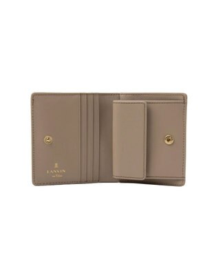 LANVIN en Bleu リュクサンブール 二つ折りコンパクト財布 オールドローズ