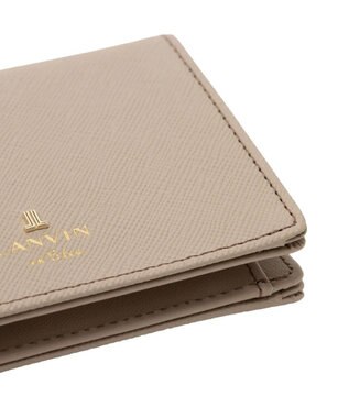 LANVIN en Bleu リュクサンブール 二つ折りコンパクト財布 オールドローズ