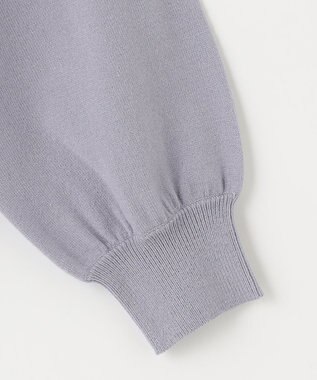 ANY SIS S 【低身長企画】バックパール調ポイント ニット ラベンダー