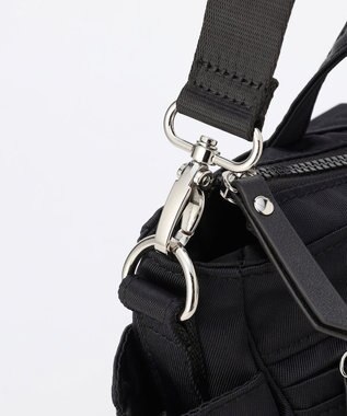 LA BAGAGERIE 【MONICA】サイドジップ2WAYトートバッグ ブラック