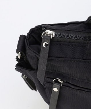 LA BAGAGERIE 【MONICA】サイドジップ2WAYトートバッグ ブラック