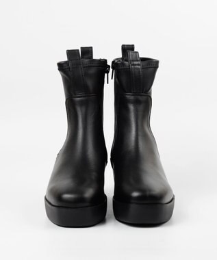 BONTRE 【UNISA/ウニサ】厚底ストレッチブーツ ブラック