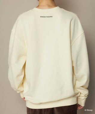 OP／FILA 【ocean pacific】ミッキー/裏毛クルースウェット【Disney/ディズニー】 アイボリー