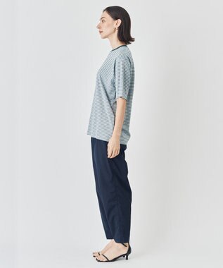 UNFILO MENS 【男女兼用/新色追加】スマート ストレッチ TEE [新色]グリーンボーダー