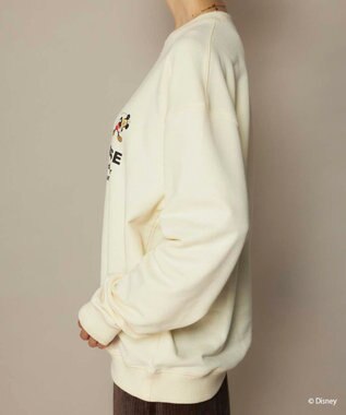 OP／FILA 【ocean pacific】ミッキー/裏毛クルースウェット【Disney/ディズニー】 アイボリー