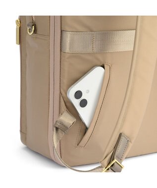 ACE BAGS & LUGGAGE 【エキスパンドタイプ】 ace. フィッテム リュックサック B4サイズ 15.6インチ収納 68687 エース ベージュ