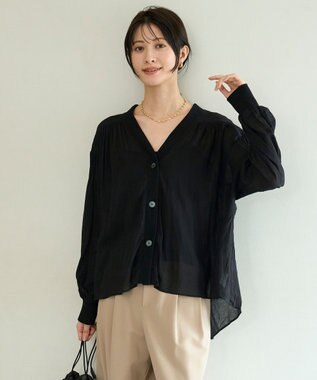 シアーシャツ カーディガン