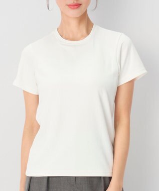 WACOAL 【一般医療機器】 リカバリーウェア 【＆RECOVERY】 ブラトップ カップ付きTシャツ 疲労回復 血行促進 筋肉のコリ改善 上向きのバストライン 3分袖 半袖 レディース CKC710 /ワコール ホワイト