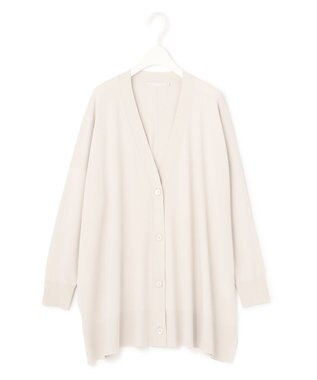 ICB 【洗える】ヴィスコースワイド カーディガン トープ系