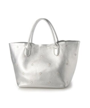 UNBILLION ペルケ perche / 牛革ドット刺繍トートバッグ