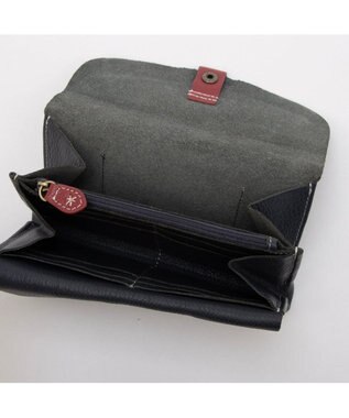 UNBILLION アトランタ ATLANTA / 牛革かぶせ長財布 ネイビー