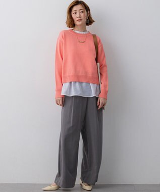 23区 バートップ スネークチェーン ネックレス シルバー系