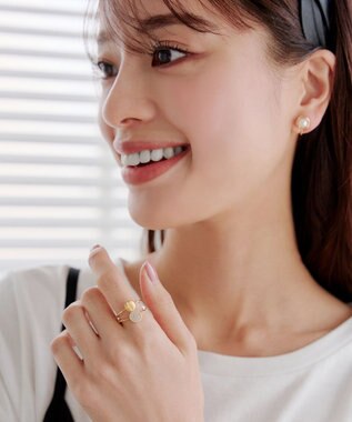 Tiaclasse ダブルサークルリング ゴールド