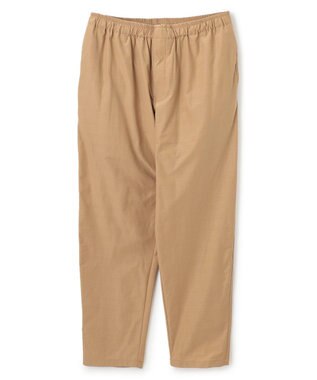 UNFILO MENS スラブジャージー イージー テーパードパンツ ベージュ